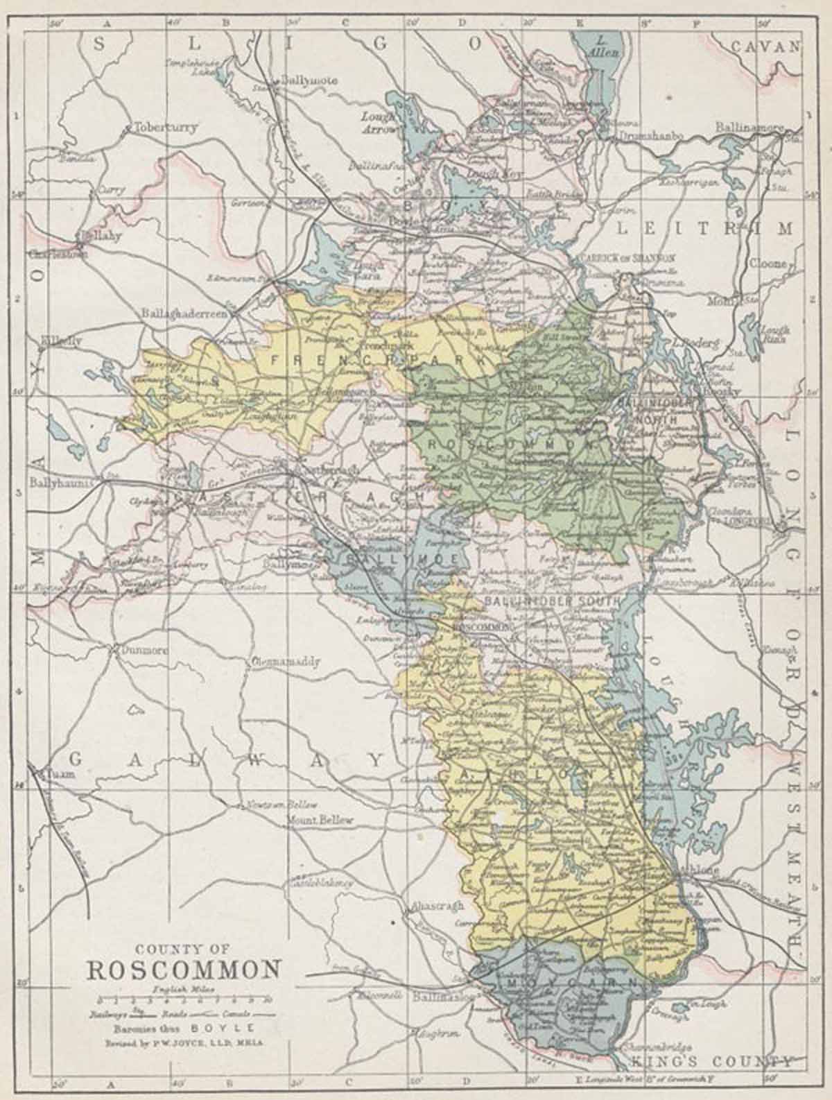 County Roscommon Map