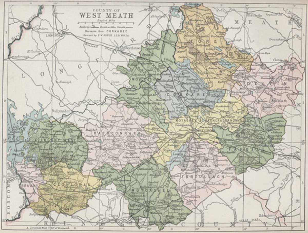 County Westmeath Map