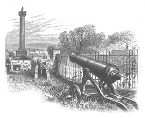 Roaring Meg and Walker's Monument, Londonderry