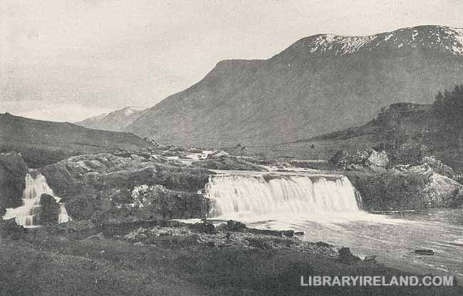 Devil's Mother Mountain and Aasleagh Falls, County Galway