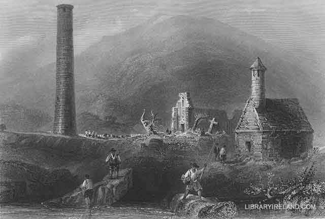 The Round Tower at Glendalough, County Wicklow