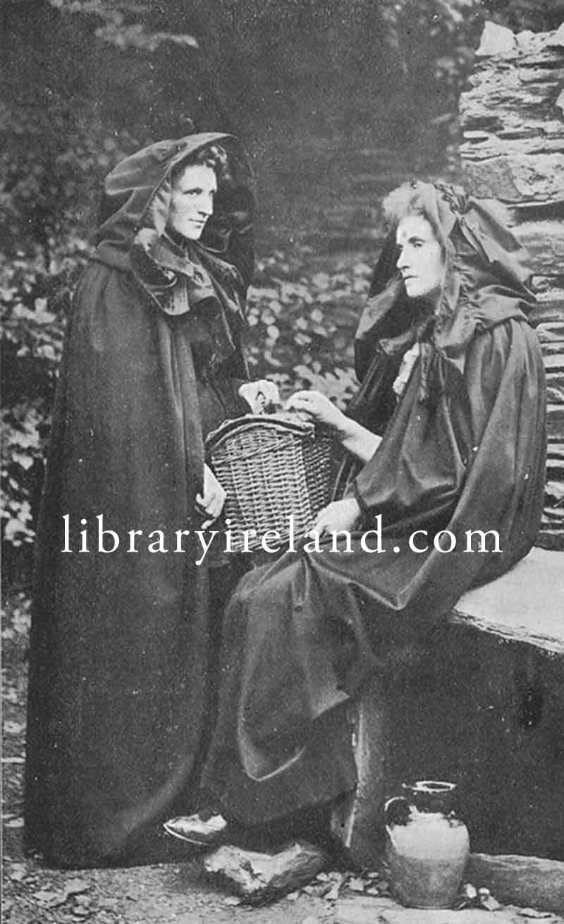 Irish women in cloaks